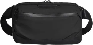 Leaper Small Crossbody Bags for Women：Lightweight Fanny Packs with Adjustable Shoulder Strap - Water-resistant Nylon Sling Bag for Men - Fashion Cross Purse for Travel Everyday - Black