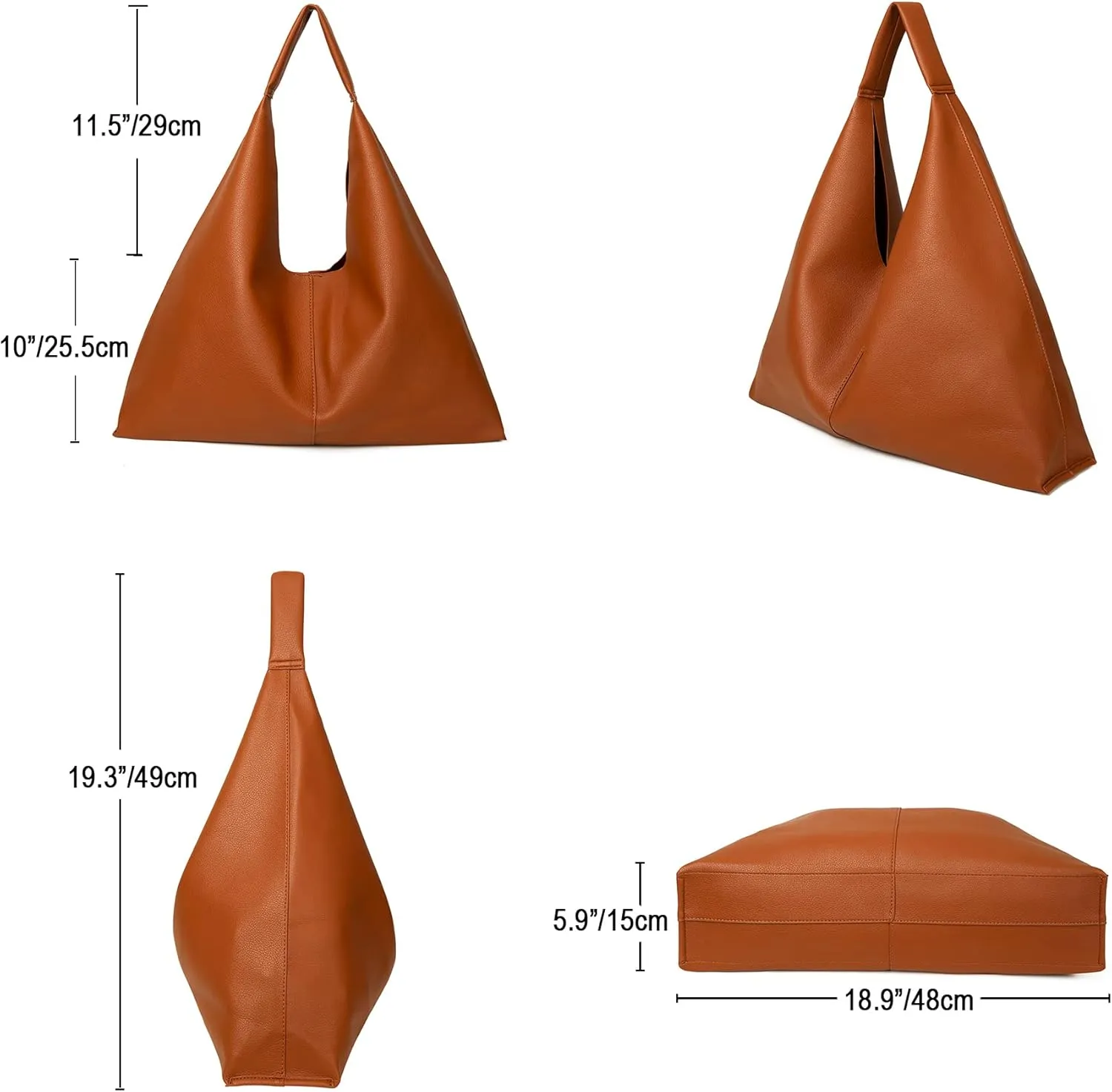 Leather Tote Bag, Oversized Hobo Bags, Large Tote Bag for Women Work, Vegan Leather Handbags Travel