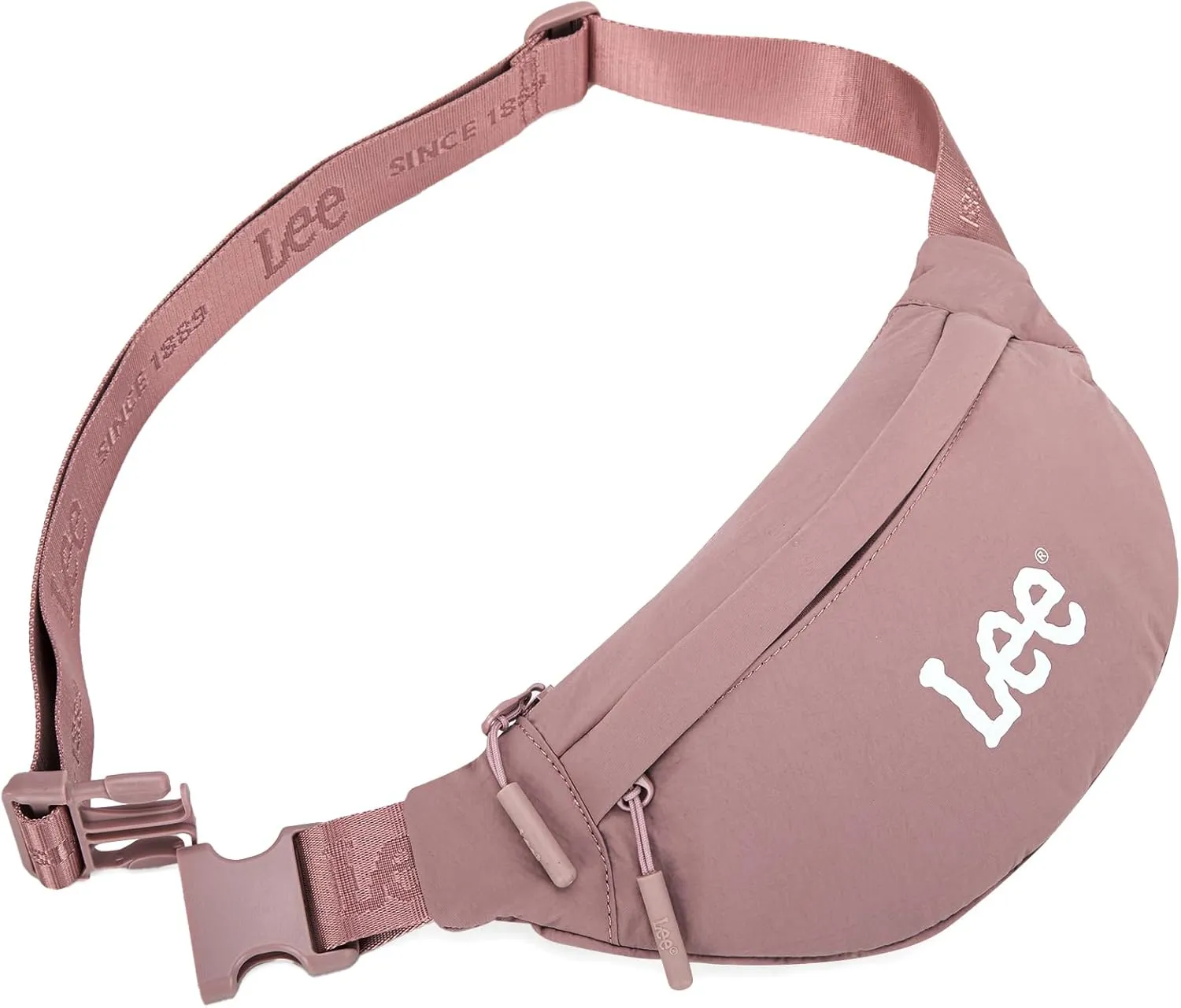 Lee Fanny Packs for Women Water-Resistant Crossbody Bag Lightweight Waist Pack for Travel & Everyday Use, Dark Pink