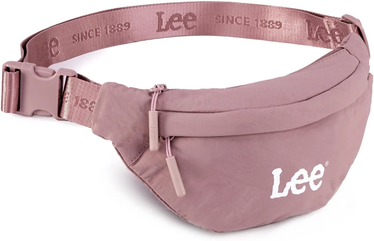Lee Fanny Packs for Women Water-Resistant Crossbody Bag Lightweight Waist Pack for Travel & Everyday Use, Dark Pink