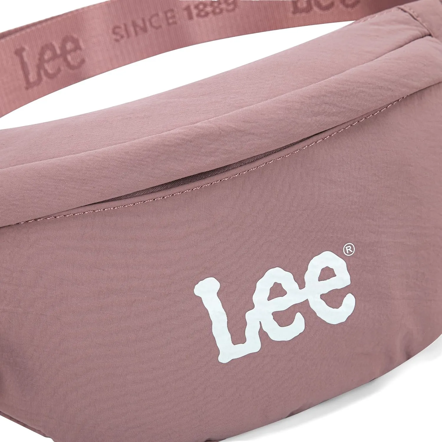 Lee Fanny Packs for Women Water-Resistant Crossbody Bag Lightweight Waist Pack for Travel & Everyday Use, Dark Pink