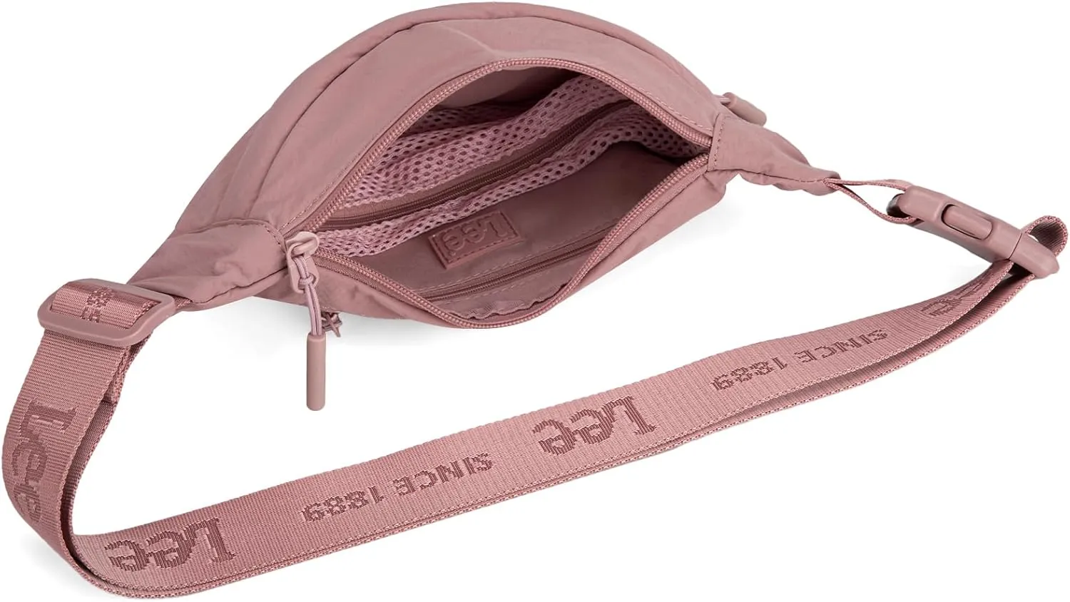 Lee Fanny Packs for Women Water-Resistant Crossbody Bag Lightweight Waist Pack for Travel & Everyday Use, Dark Pink