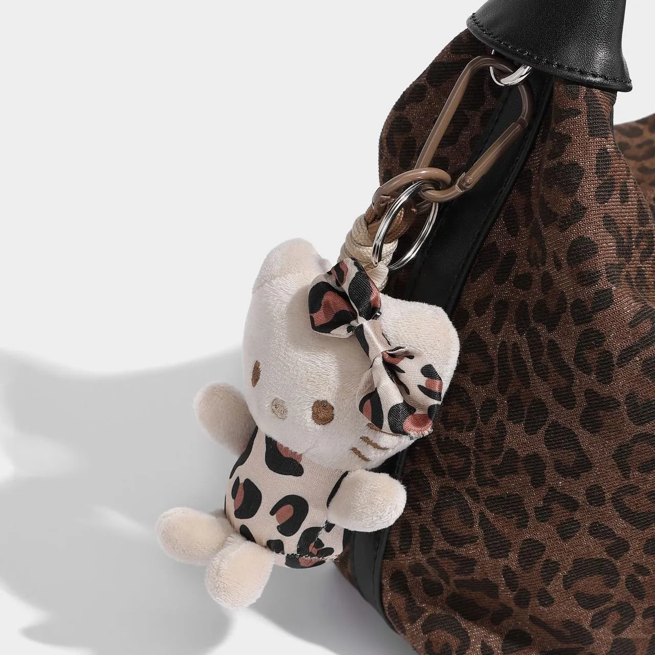 Leopard Print Hobo Bags For Women, Slouchy Designer Shoulder Purse, Ladies Large Hobo Purse, Women Traveling Bag