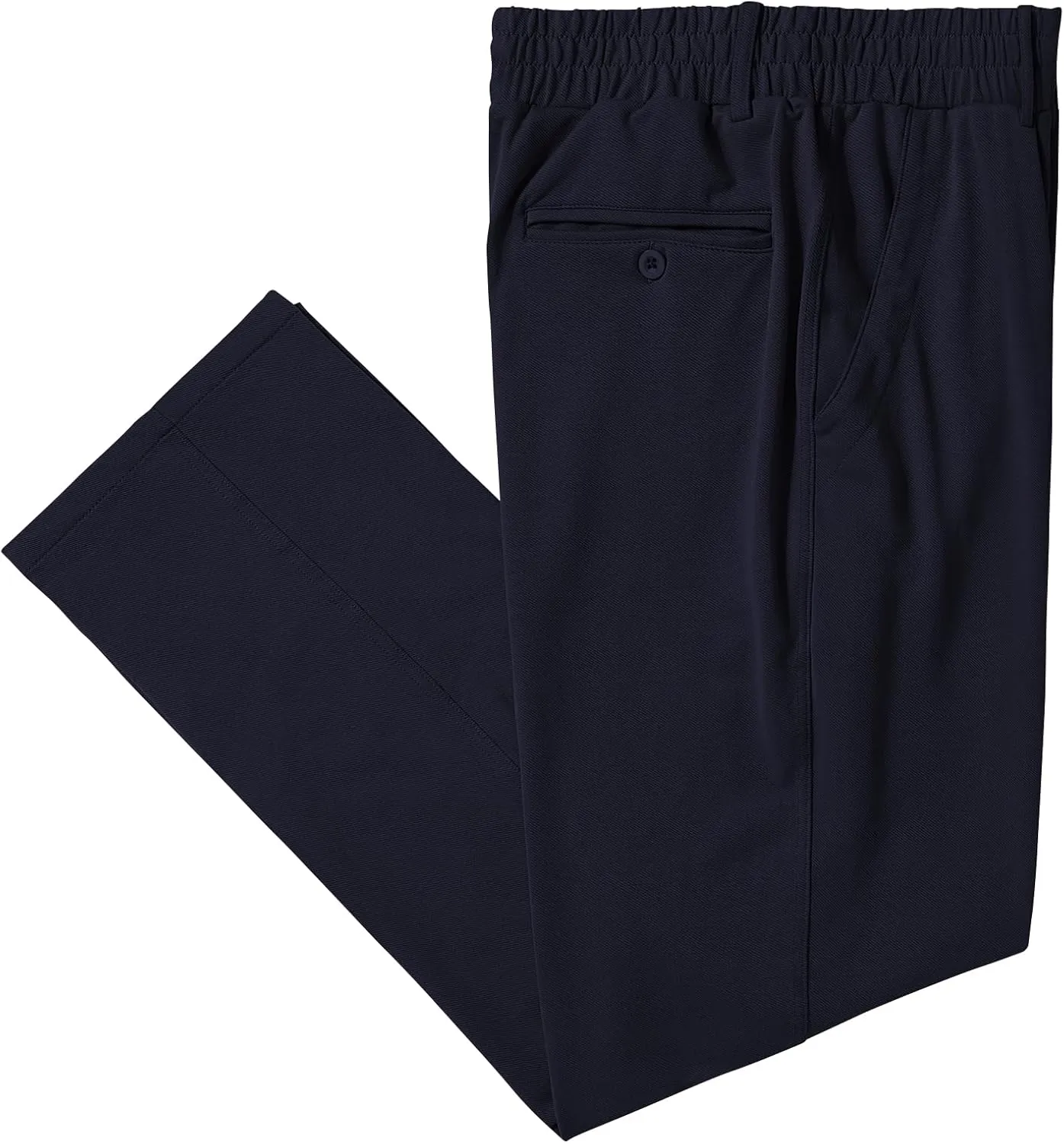 LETAOTAO Mens Elastic Waist Pants for Seniors Adaptive Mens Pants for Elderly with Zipper Fly