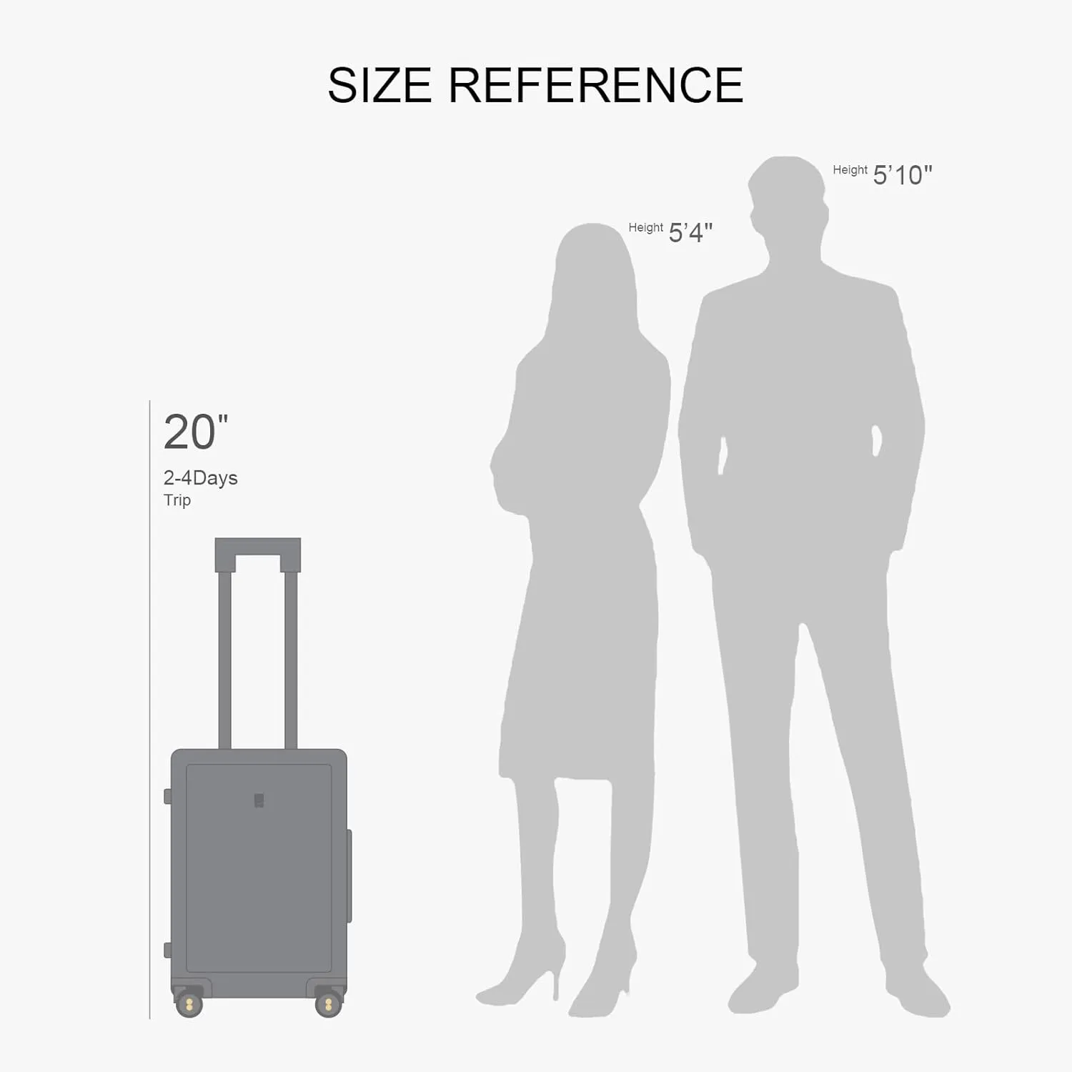 LEVEL8 Carry on Luggage Airline Approved with Spinner Wheels, Lightweight Luminous Textured Travel Bags for Women Men, Tsa Lock Cabin Suitcase, 20 Inch, Pickle Green