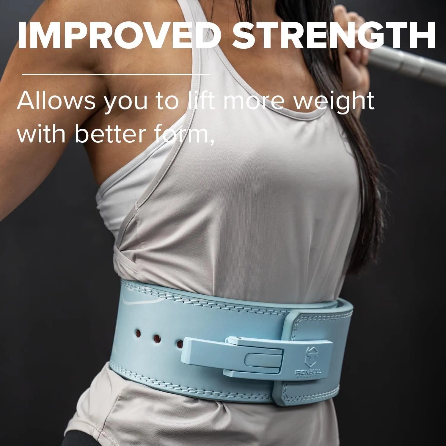 Lever Weightlifting Belt – 10mm Lever Belt for Squats & deadlift – Lever Lifting Belt for Men & Women - Lower Back Support Belt for Weight Lifting, Gym, Fitness & Weight Training
