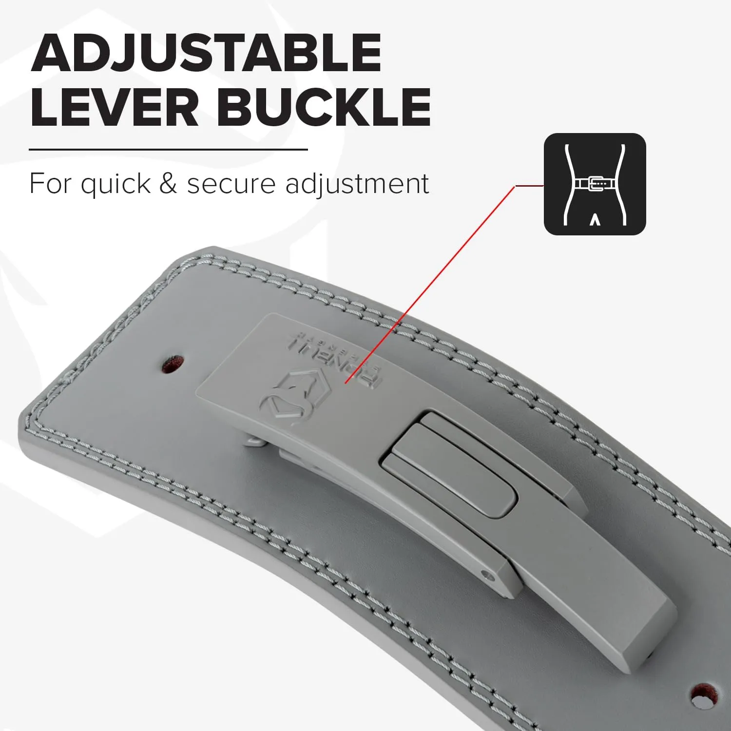 Lever Weightlifting Belt – 10mm Lever Belt for Squats & deadlift – Lever Lifting Belt for Men & Women - Lower Back Support Belt for Weight Lifting, Gym, Fitness & Weight Training