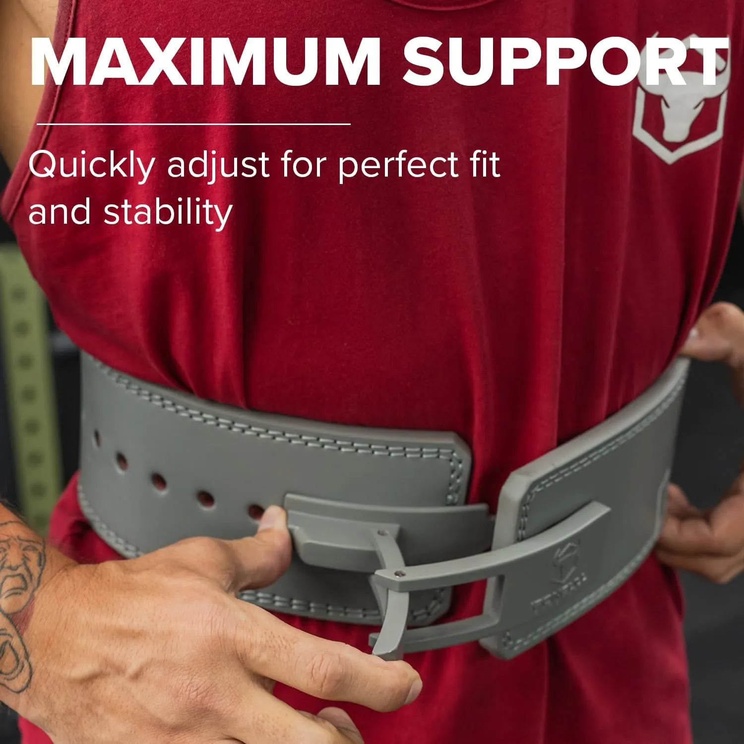 Lever Weightlifting Belt – 10mm Lever Belt for Squats & deadlift – Lever Lifting Belt for Men & Women - Lower Back Support Belt for Weight Lifting, Gym, Fitness & Weight Training
