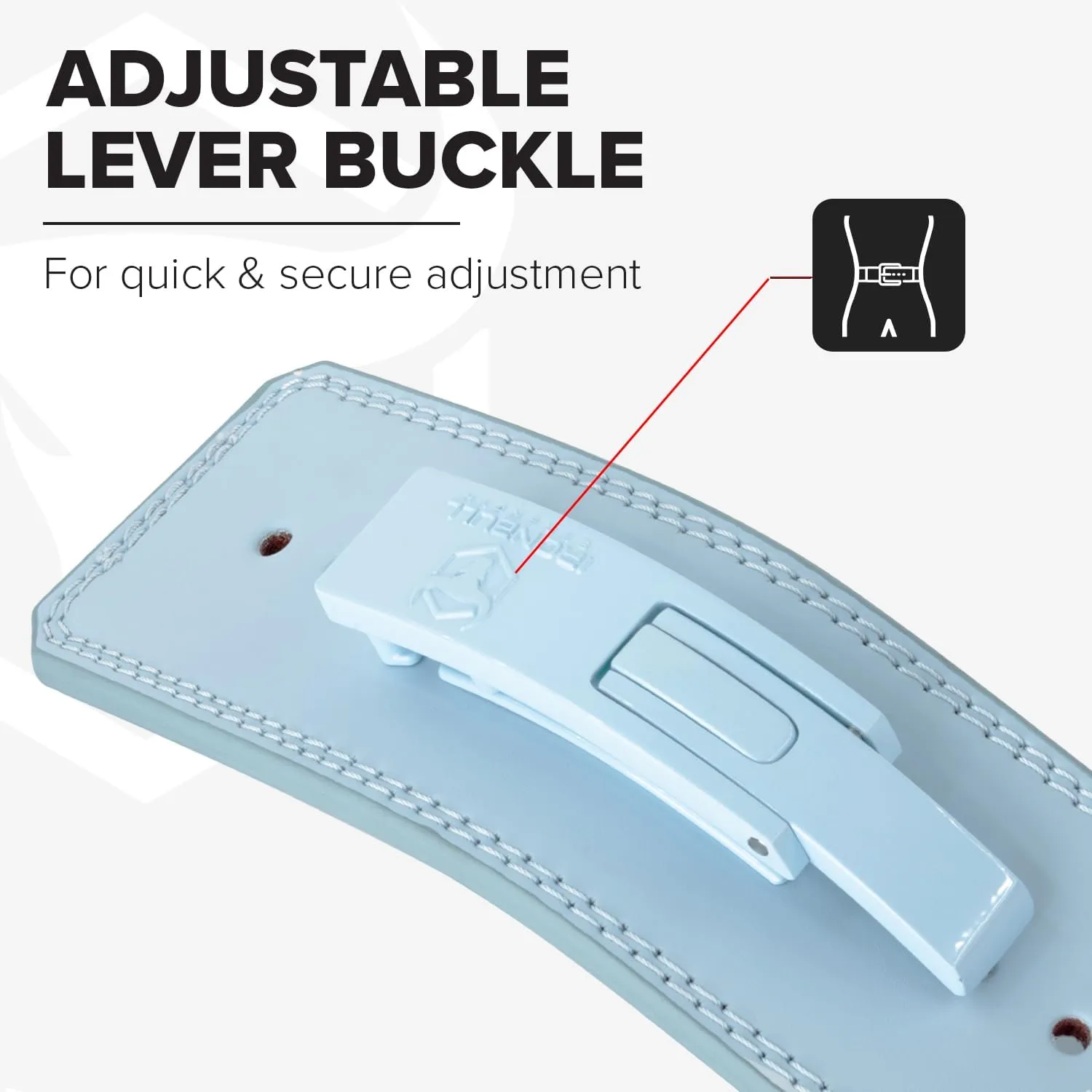 Lever Weightlifting Belt – 10mm Lever Belt for Squats & deadlift – Lever Lifting Belt for Men & Women - Lower Back Support Belt for Weight Lifting, Gym, Fitness & Weight Training
