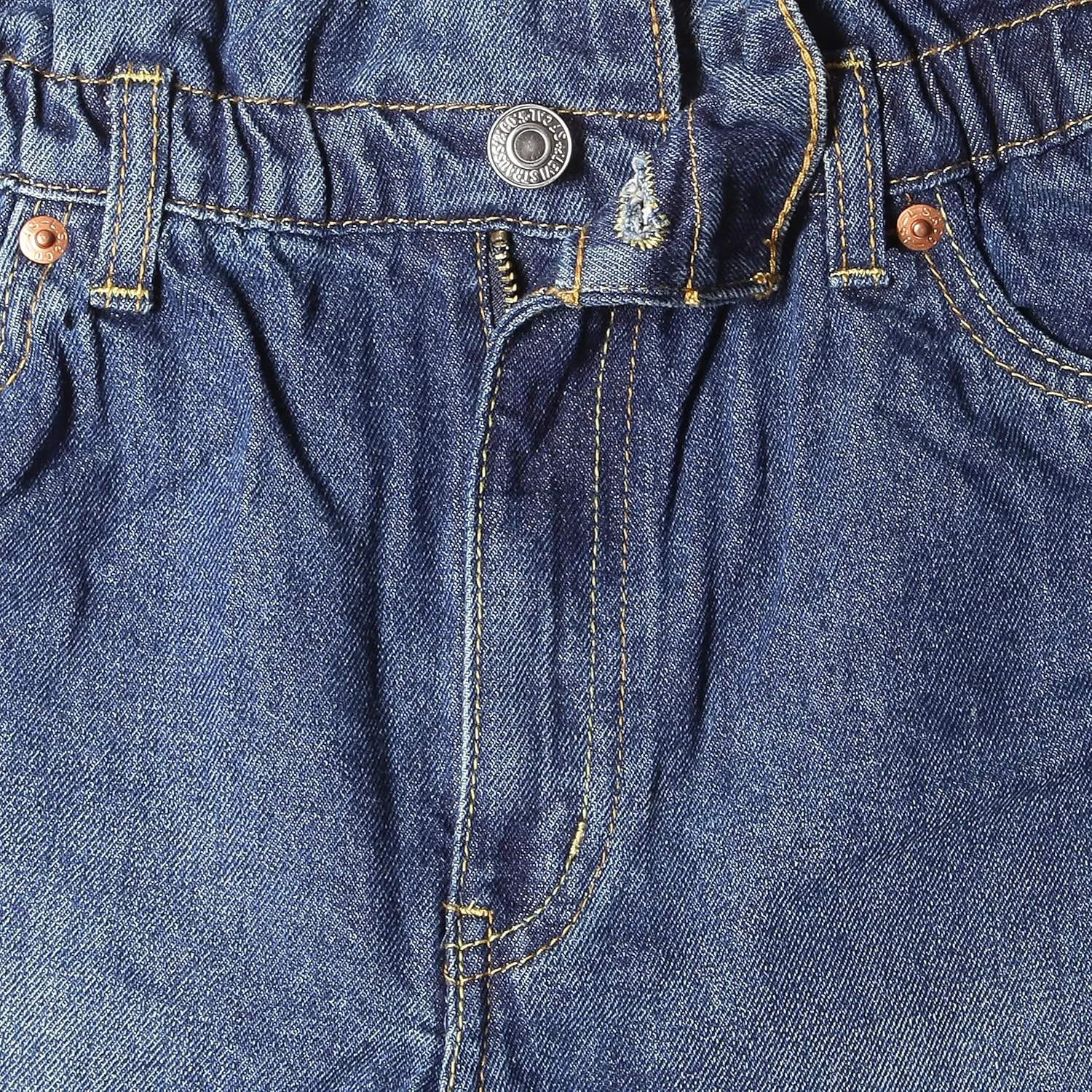 Levi's® Girl's High Loose Paperbag Jeans (Big Kids)