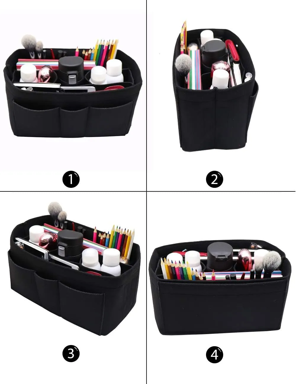 LEXSION Felt Insert Bag Organizer Bag In Bag For Handbag Purse Organizer Fits Speedy Neverful