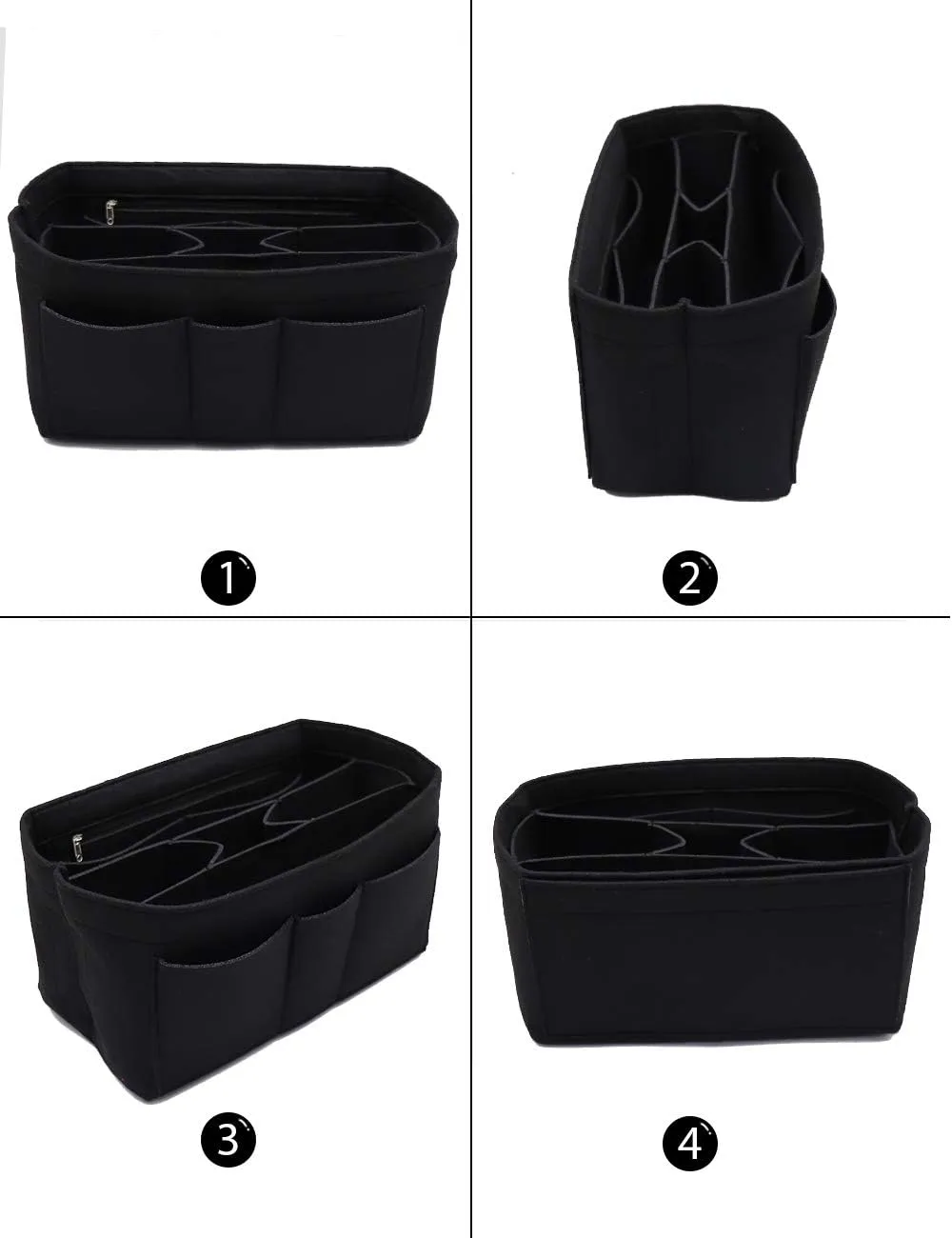 LEXSION Felt Insert Bag Organizer Bag In Bag For Handbag Purse Organizer Fits Speedy Neverful