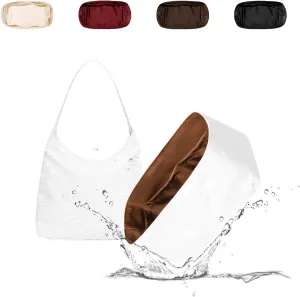 Lightweight Bag Insert Compatible with Bohème Hobo, Waterproof Dupontpaper Surface and Silky Satin Lining (Gold)