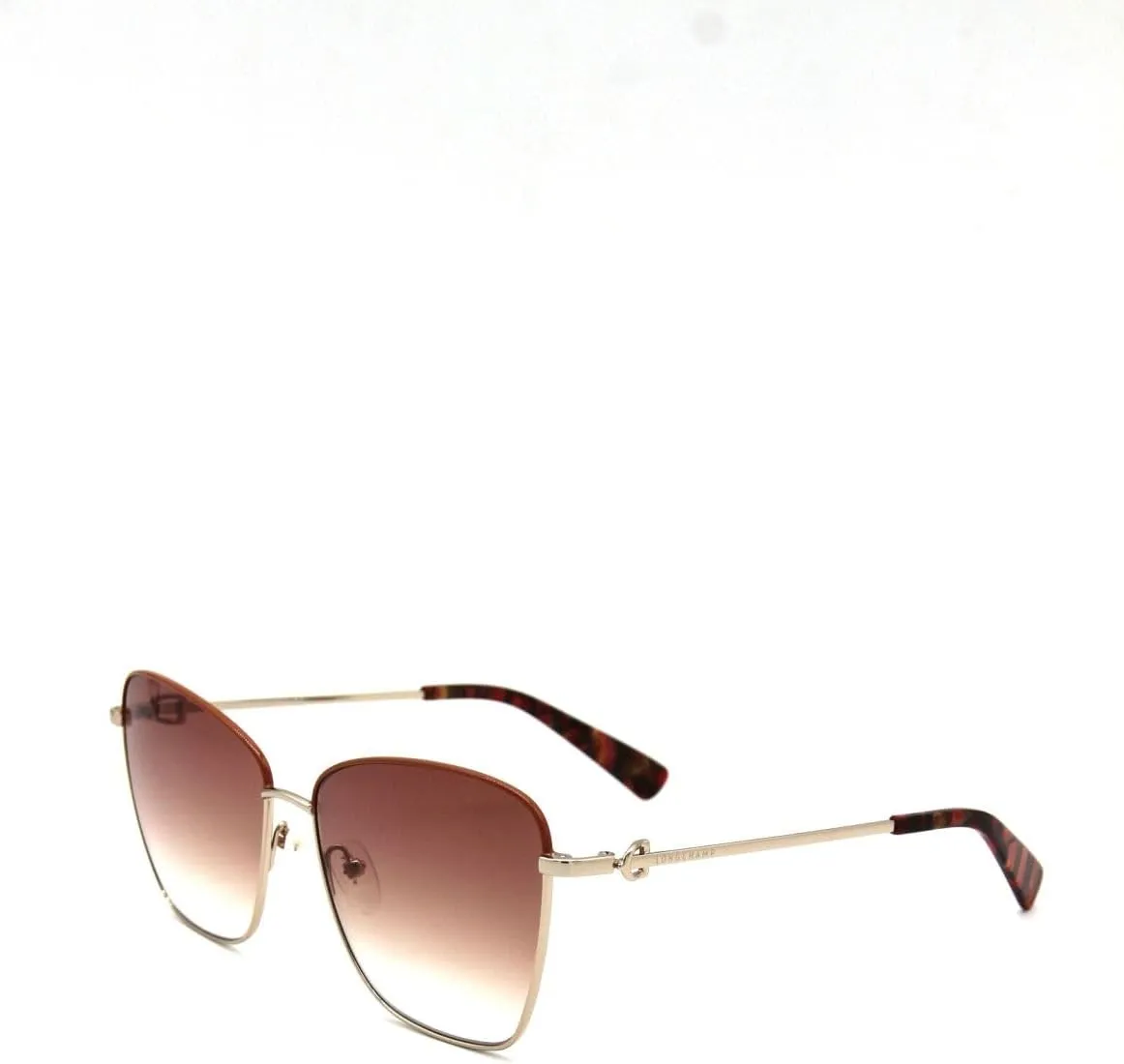 Longchamp Light Brown Gradient Square Ladies Sunglasses LO153S 737 59