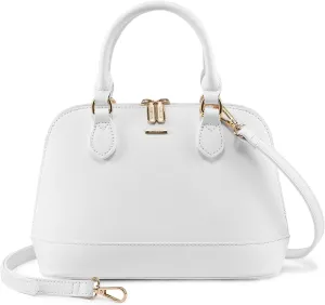 LOVEVOOK Purse for Women Small Crossbody Bags Classic Double Zip Top Handle Dome Satchel Bag
