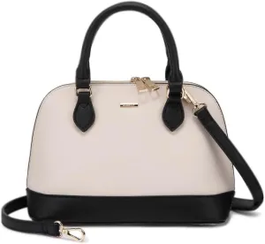 LOVEVOOK Purse for Women Small Crossbody Bags Classic Double Zip Top Handle Dome Satchel Bag