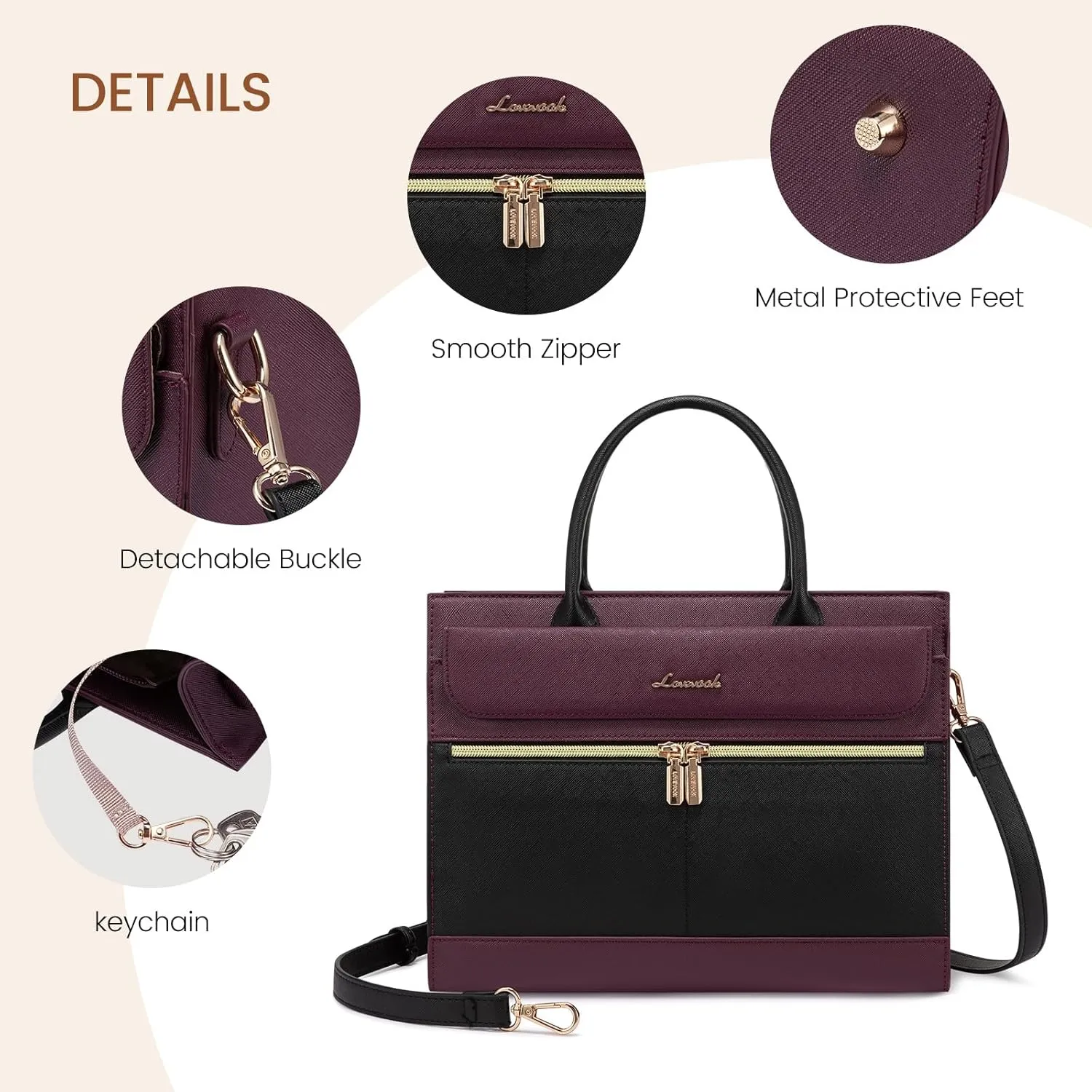 LOVEVOOK Purses and Handbags for Women,Leather Shoulder Bag Black Purse Tote,Satchel Crossbody Bags Top Handle for Ladies