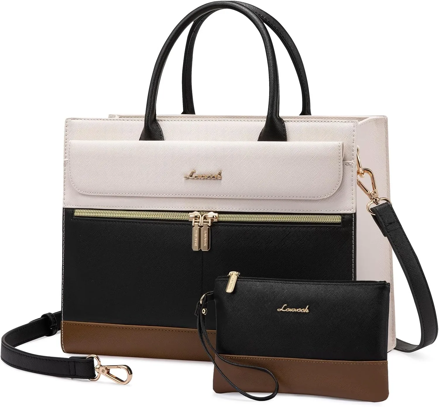 LOVEVOOK Purses and Handbags for Women,Leather Shoulder Bag Black Purse Tote,Satchel Crossbody Bags Top Handle for Ladies
