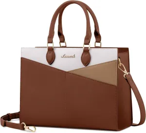 LOVEVOOK Purses for Women,Satchel Handbags Tote Bag, Black Pu Leather Shoulder Crossbody Top Handle Purse with Zipper