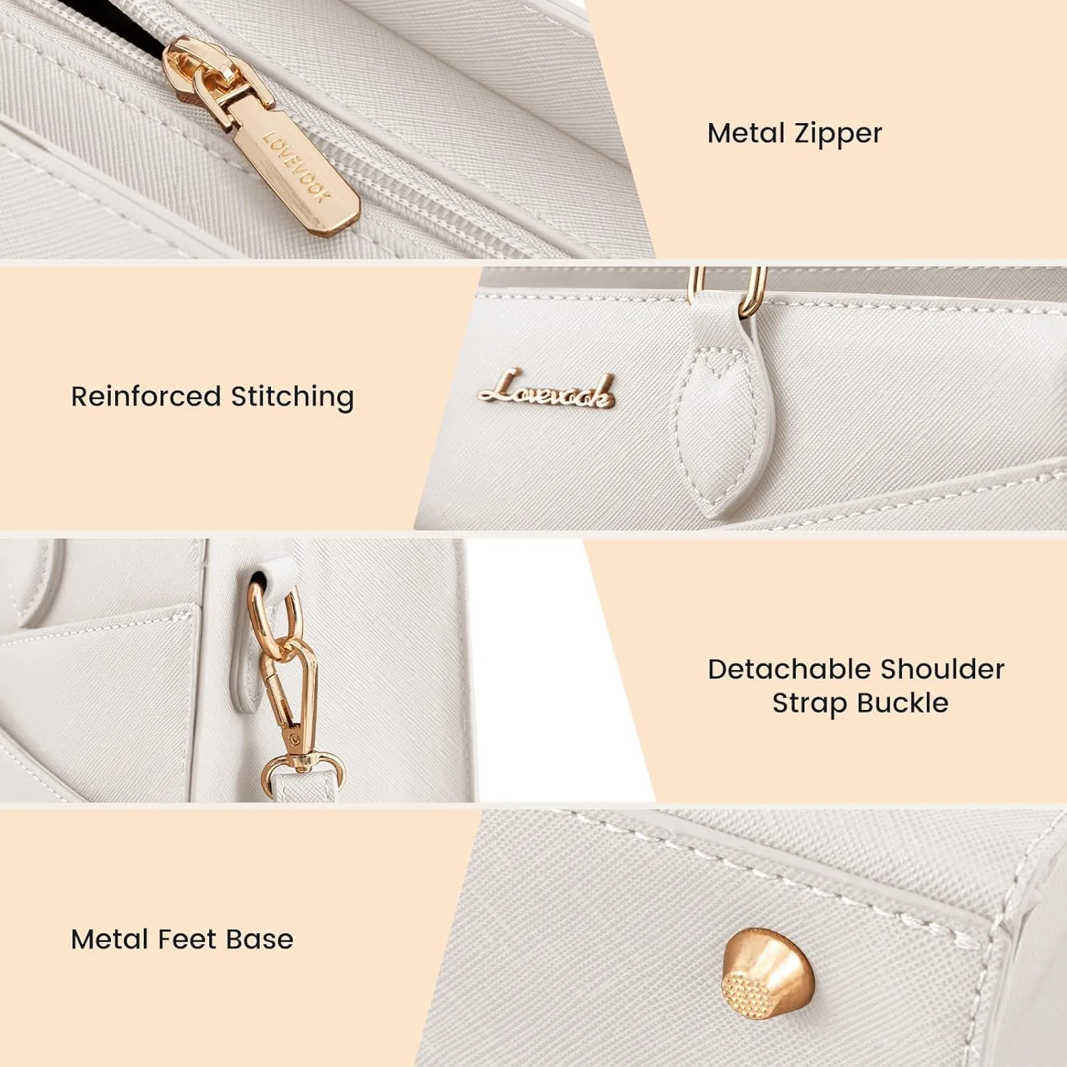 LOVEVOOK Purses for Women,Satchel Handbags Tote Bag, Black Pu Leather Shoulder Crossbody Top Handle Purse with Zipper