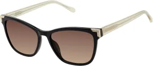 Lulu Guinness L197 Square Sunglasses for Women, 56 mm, UV400 Protection
