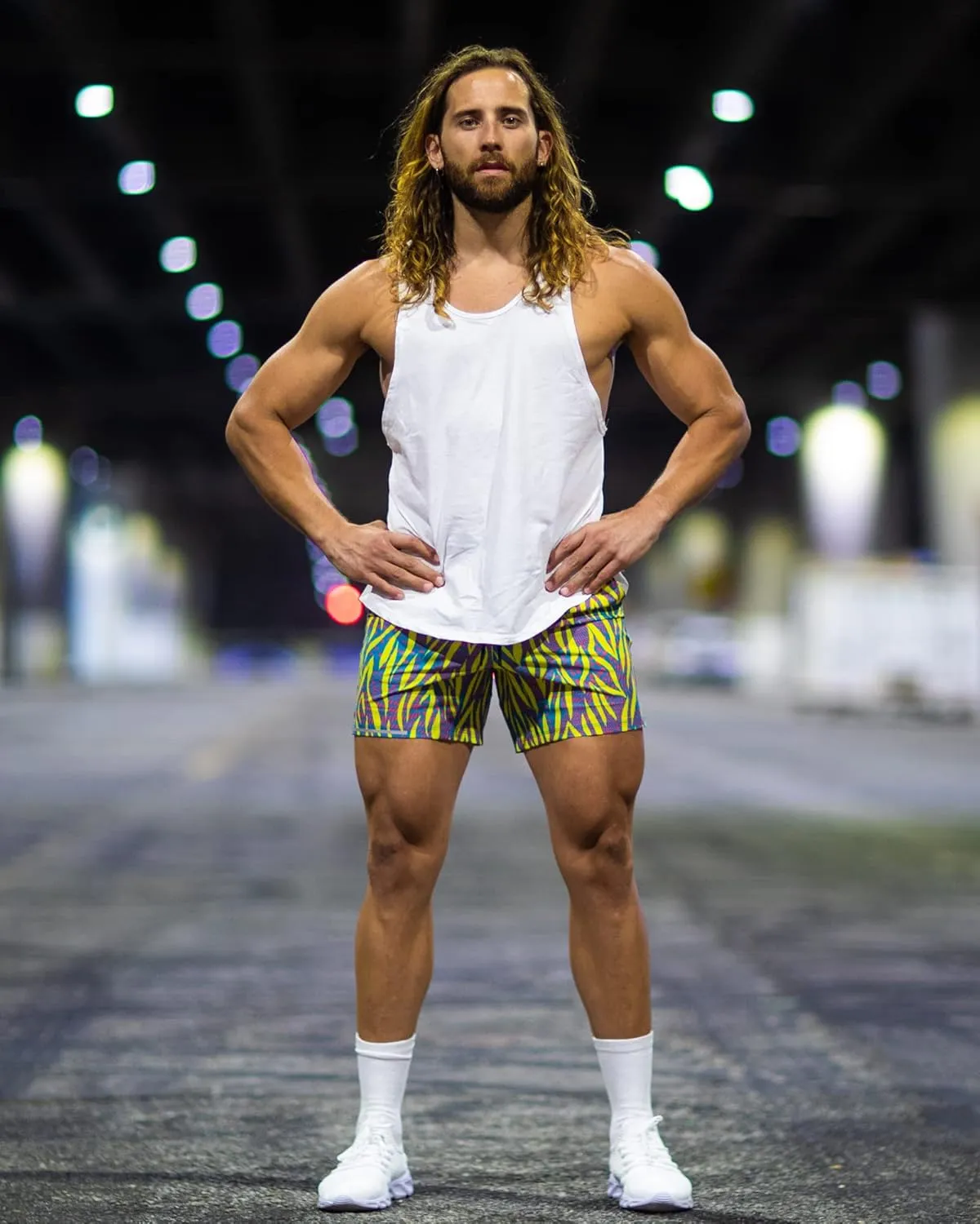maamgic Mens Running Shorts Workout 6" Marathon Lightweight Quick Dry Gym Shorts with Zip Pocket