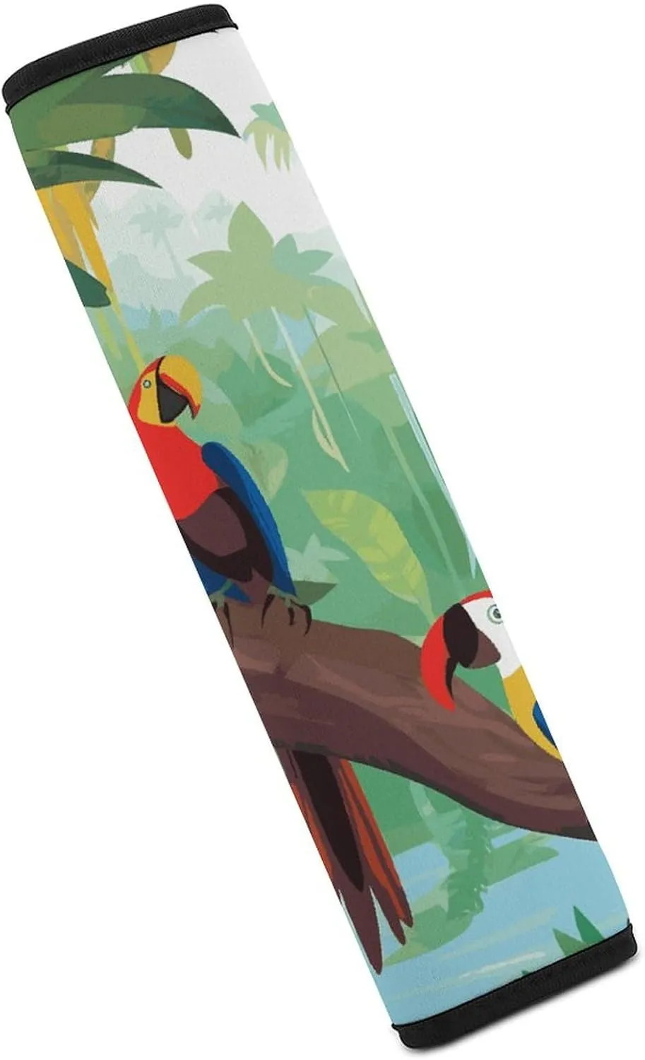 Macaw And Toucan Perching of American Rainforests Auto Seat Belt Cover 1PCS Universal Car Seat Belt Shoulder Protector Pad, Protect Your Shoulders And Neck for Car Seat Belt, Shoulder Bag, Backpack