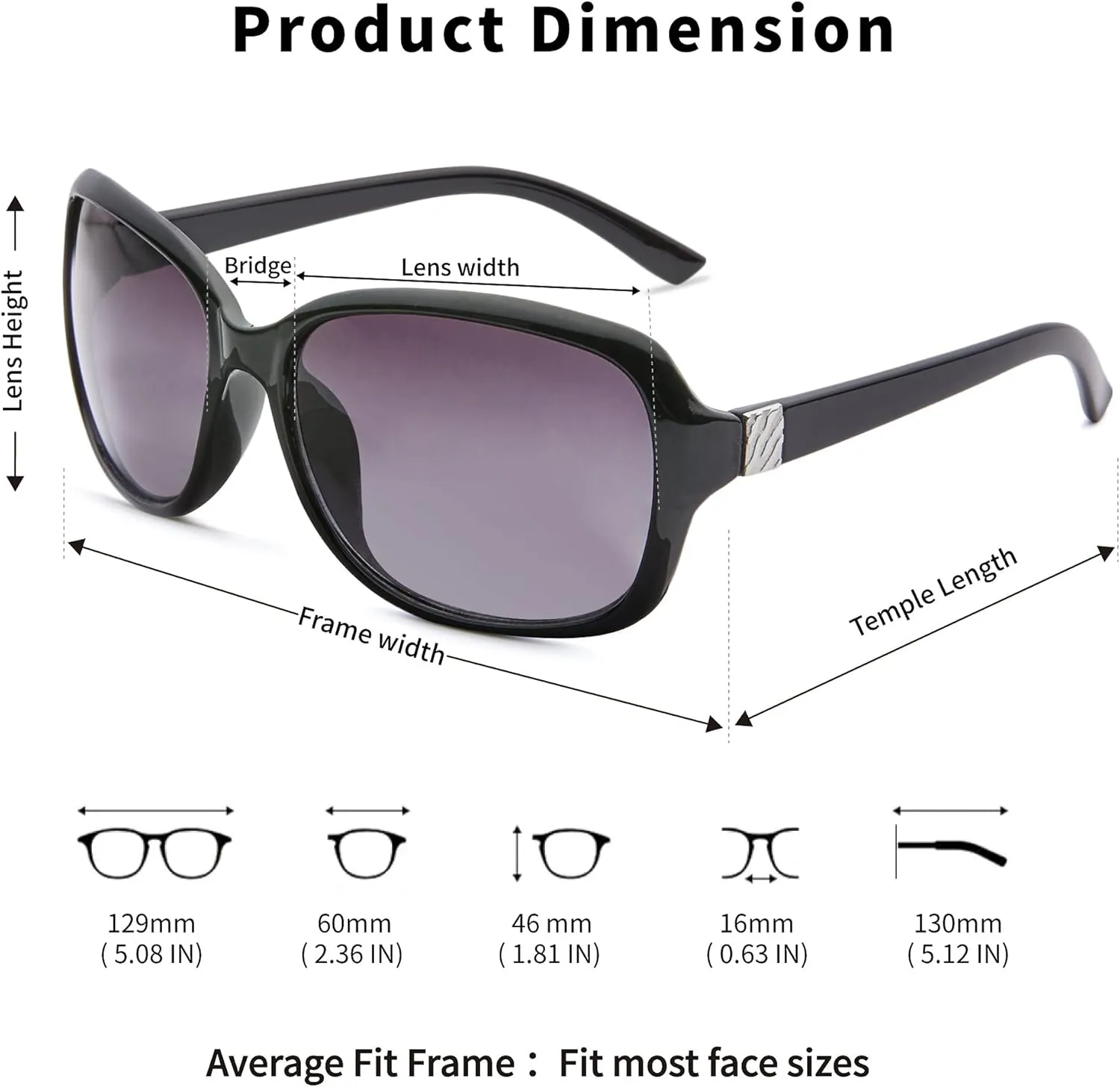 Madison Avenue 2 Pack Classic Vintage Sunglasses for Women Men,Fashion Sun Shades Glasses with UV400 Protection