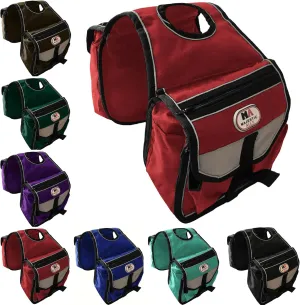 Majestic Ally Horn Bag, Nylon Insulated Padded Reflective Pockets,Two Water Bottle, Camera/Cell Phone Pocket, Horn Bag (Red)