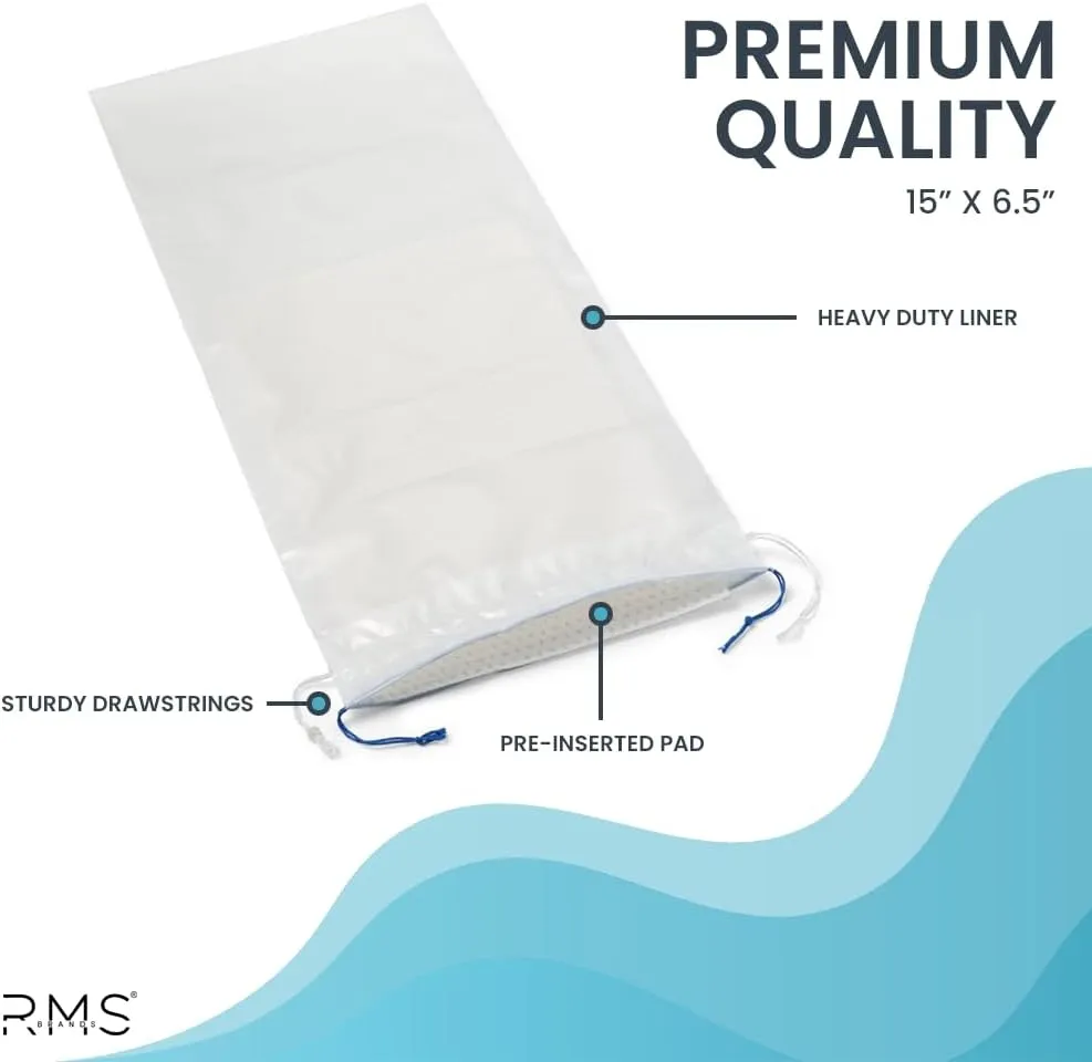 Male Urinal Bags, Medical Grade with High Absorbency, Convert Liquid to Gel, Odor Control, and Easy Disposal, Travel Urinal for Men (20 Bags)