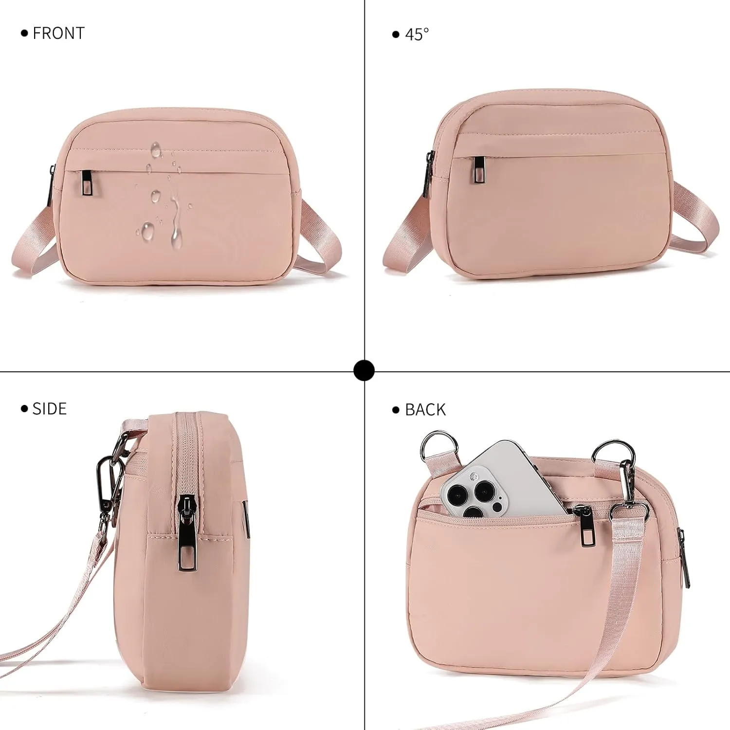 MAXTOP Small Crossbody Bags for Women Belt Bag Fanny Pack with Adjustable Strap