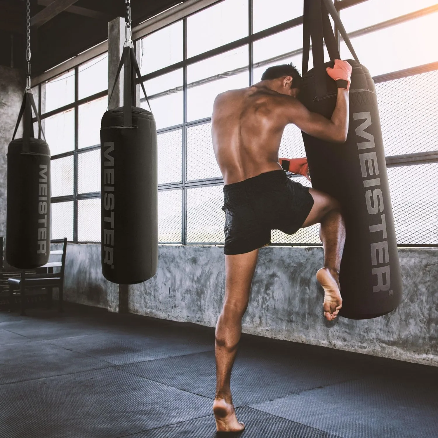 Meister Typhoon Water-Filled Heavy Bag w/Air Core & Neoprene Cover for Boxing & MMA
