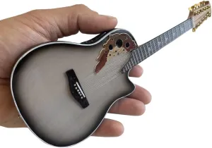 Melissa Etheridge 12 String Ovation Acoustic Miniature Guitar Replica Collectible