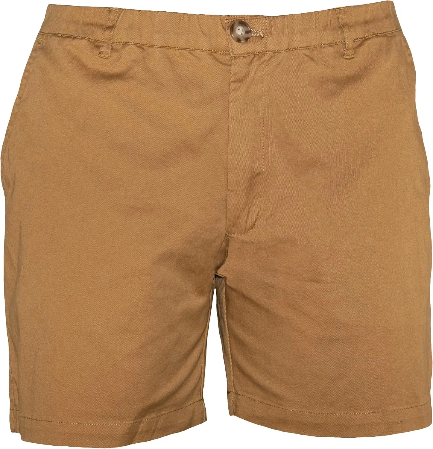 Men's 4" Inseam Elastic-Waist Casual Stretch Short Shorts