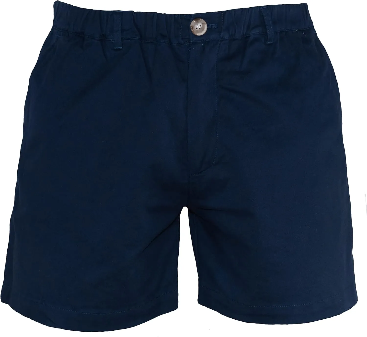 Men's 4" Inseam Elastic-Waist Casual Stretch Short Shorts