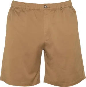 Men's 7" Inseam Elastic-Waist Casual Short Shorts 4-Way Stretch