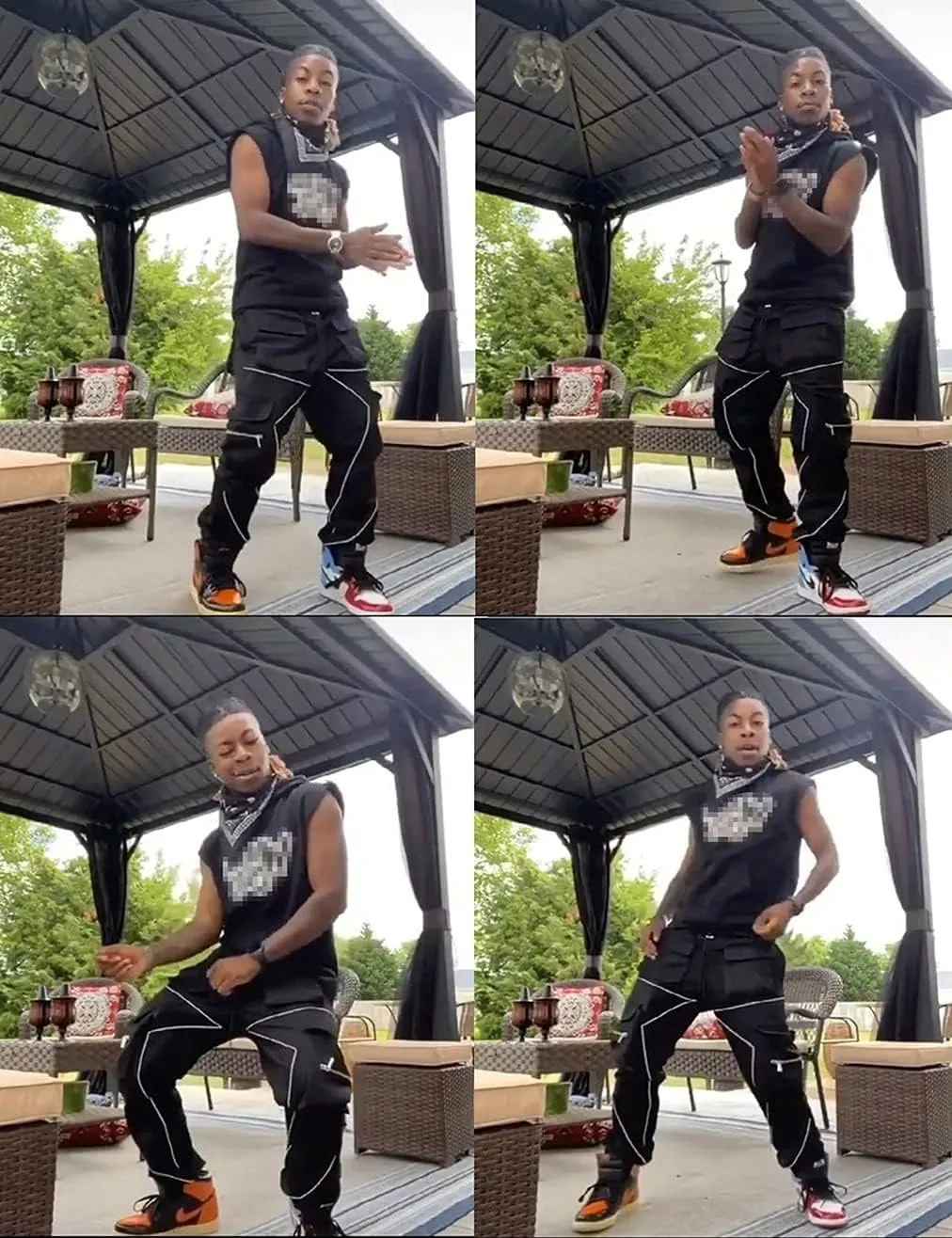 Mens Cargo Pants Hip Hop Techwear Harem Pant Jogger Sweatpants with Pockets Jogging Punk