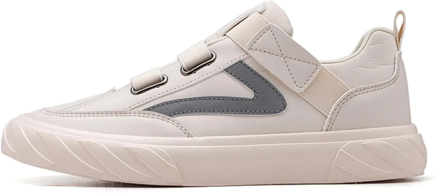 Men's Slip-On Platform Sneakers - Flat Sole Athletic Shoes with Non-Slip Rubber Bottom Lightweight Comfort for Casual Walking Durable Design for Daily Commuting & Outdoor Activities