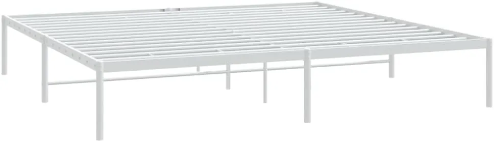 Metal Bed Frame Bed Frame Queen,Floating Bed Frame,zinus Queen Bed Frame,Queen Platform Bed Frame,White 72"x83.9"