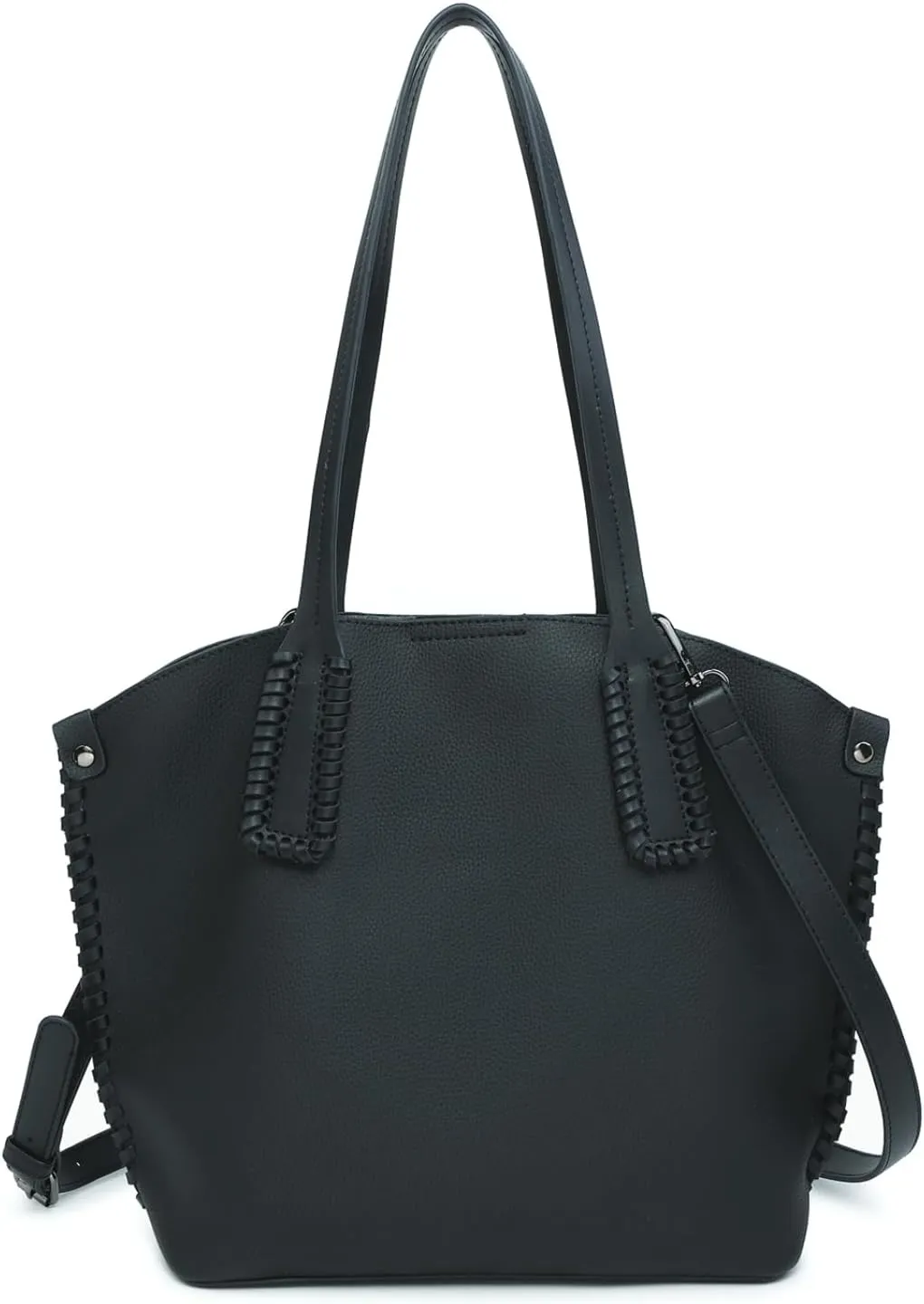 Micah Vegan Leather Handbags and Purses for Women Ladies Hobo Tote Bag Whipstitch Shoulder Bags