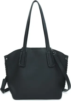 Micah Vegan Leather Handbags and Purses for Women Ladies Hobo Tote Bag Whipstitch Shoulder Bags