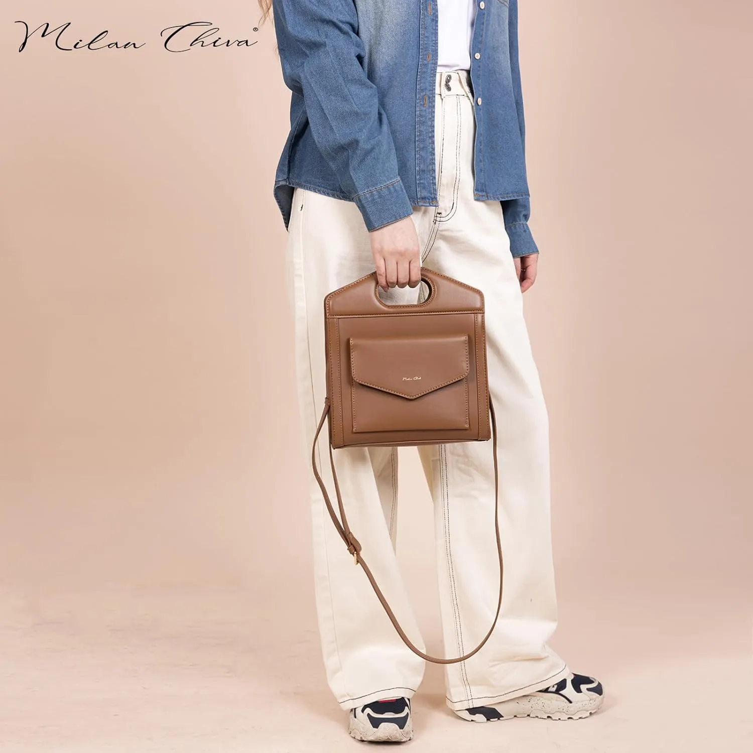 Milan Chiva Crossbody Purses for Women Vintage Mini Satchel Pocket Tote Bag