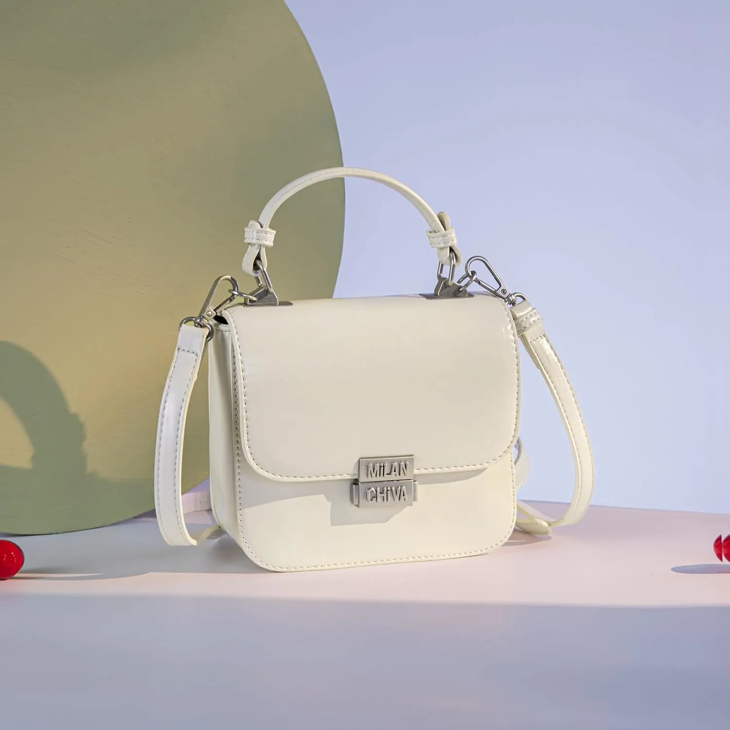 Milan Chiva Small Top Handle Purses for Women Designer Mini Crossbody Bags