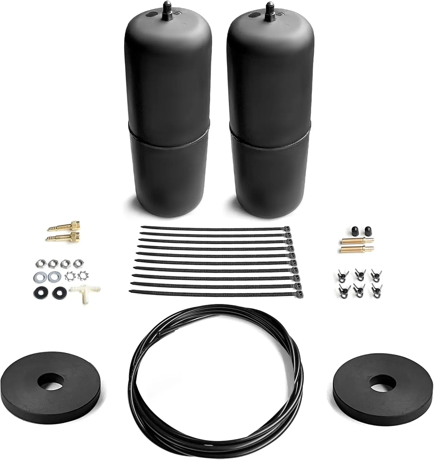 MILLISEC Air Spring Bags Suspension Kit Compatible with 2019-2023 Ram 1500 and 1500 Classic Pickups 60828HD Rear Air Spring Kit, Up to 2100 lbs of Load Leveling Capacity