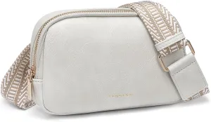 Mini Belt Bag for Women Fashion Crossbody Fanny Packs for Women Vegan Leather Waist Bags with Adjustable Strap (Grey)