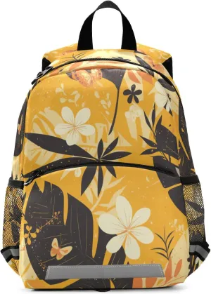 Mini Kids Backpack Monarch Butterfly Cute Travel Daypack Bookbag for Primary School