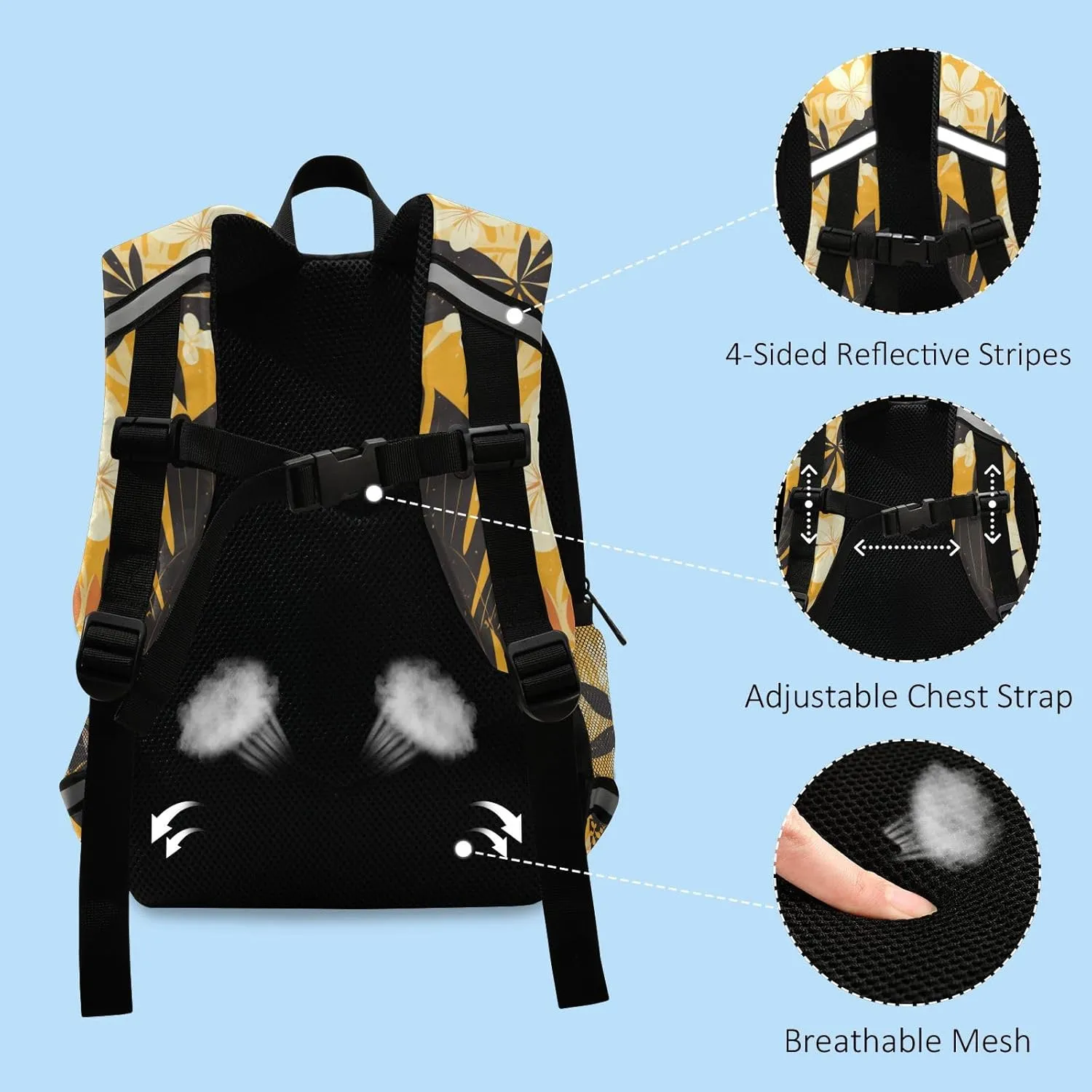 Mini Kids Backpack Monarch Butterfly Cute Travel Daypack Bookbag for Primary School