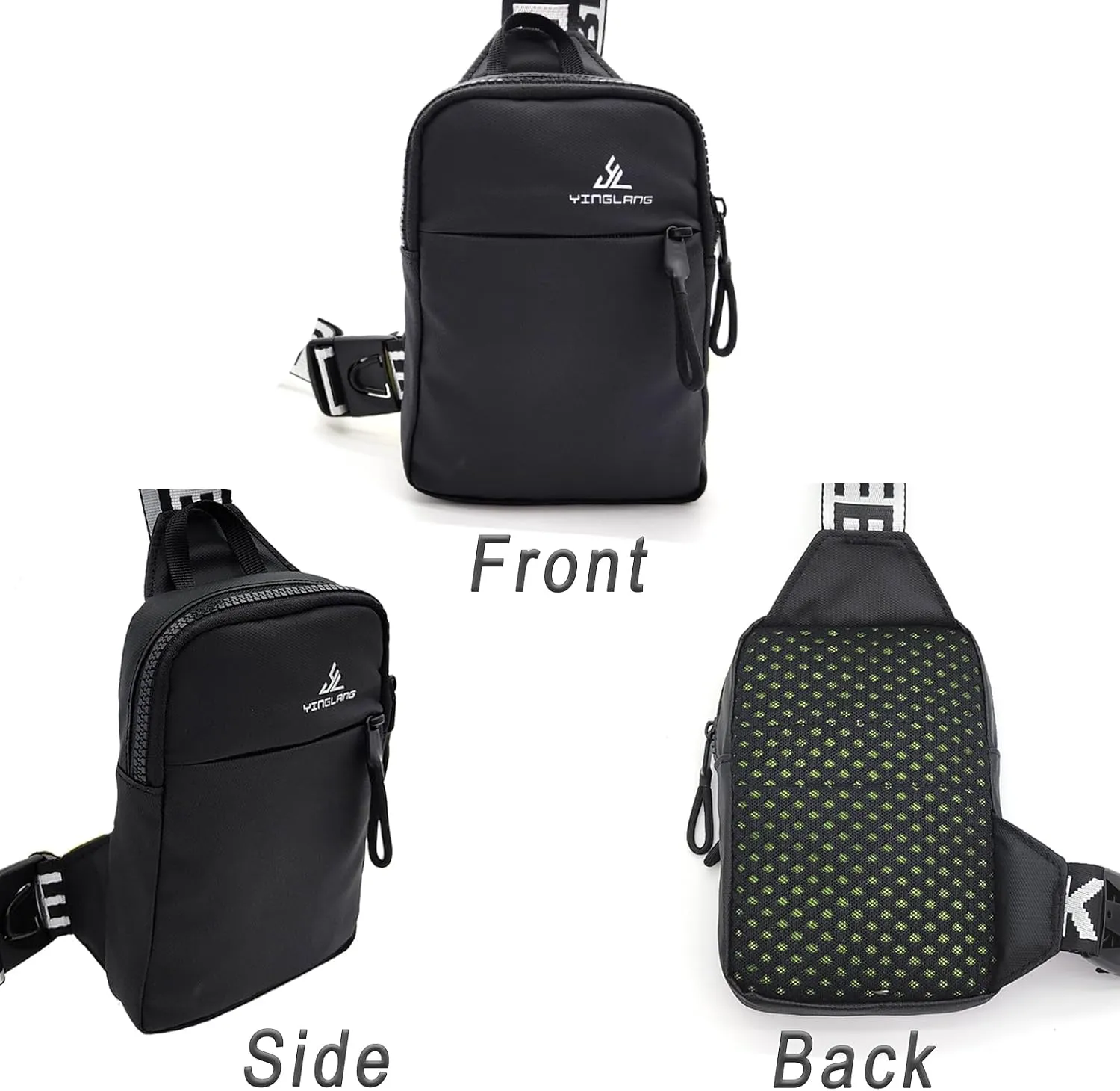 Mini Sling Bag for Women Men Small Crossbody Bag Shoulder Backpack Casual Phone Chest Bag Travel Personal Pocket Bag