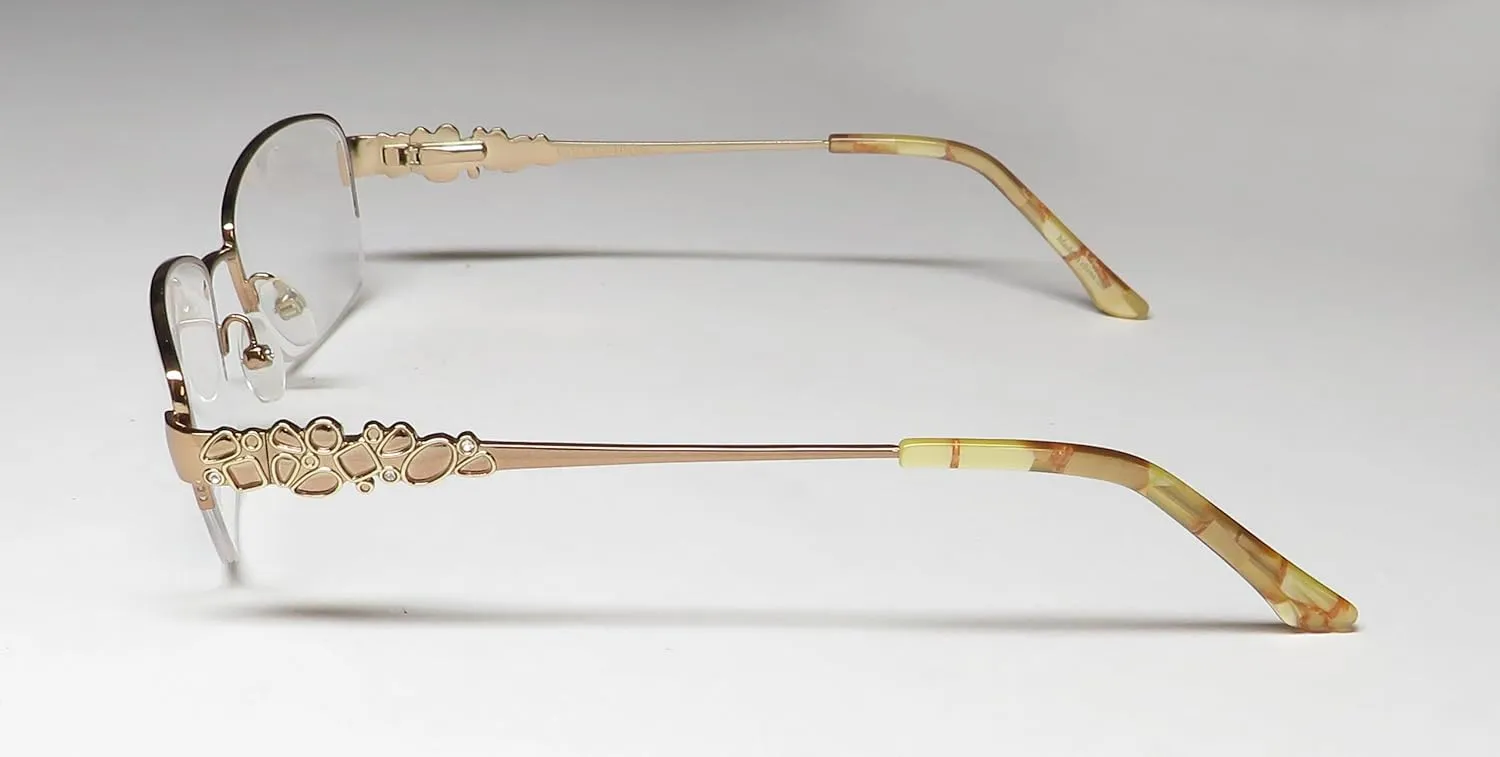 Miriela Half-Rimless American Fashion Icon Designer Eyeglass Frame/Glasses