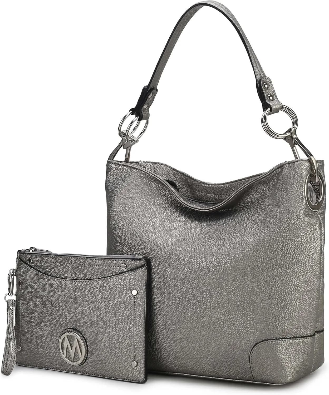MKF Collection Hobo Purses for Women,Vegan Leather Handbag Slouchy Womens Shoulder bag – Fashion Top Handle Pocketbook
